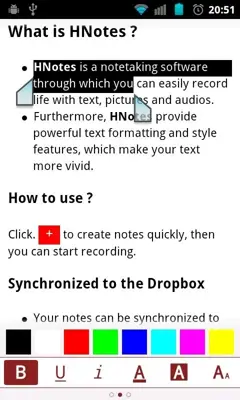 HNotes android App screenshot 1